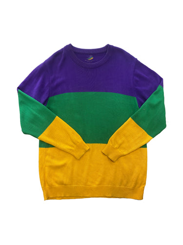 Rugby Wide Panel Pullover Sweater