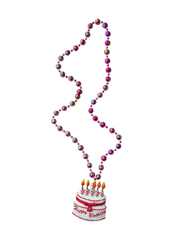 Birthday Cake with Bobble Candles Bead