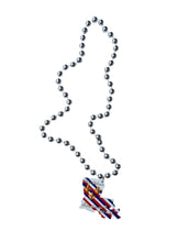 New Orleans Tricentennial Louisiana State Medallion with Silver Specialty Beads