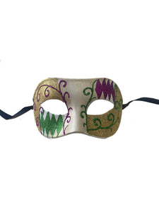 Harlequin and Swirls Eyelet Masks