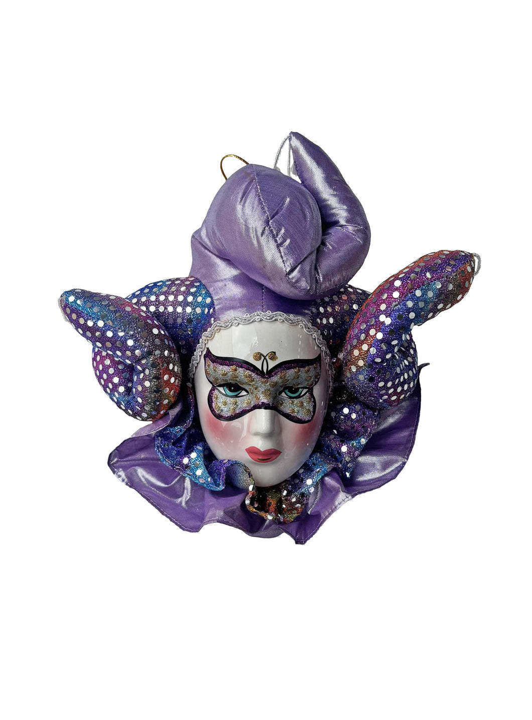 Jester Doll Face Wall Hanging