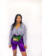 Adult Unisex Pinstripe Button Up Shirt