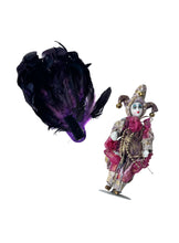 Small Jester Doll with Detachable Feathers