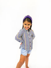 Toddler Unisex Pinstripe Button Up Shirt