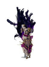 Small Jester Doll with Detachable Feathers