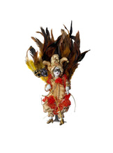Small Jester Doll with Detachable Feathers