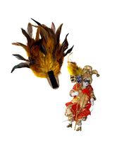 Small Jester Doll with Detachable Feathers