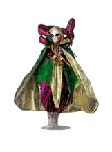 Opera Face Doll with Headpiece and Cape