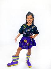 Youth Mardi Explosion Short Sleeve French Terry Pullover – Black