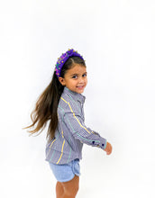 Toddler Unisex Pinstripe Button Up Shirt