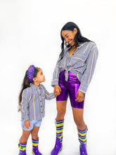 Toddler Unisex Pinstripe Button Up Shirt