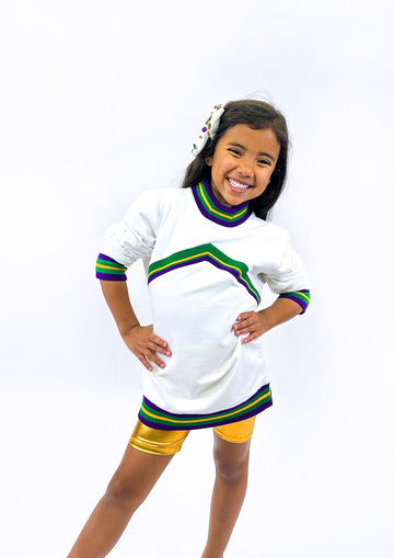 Suéter Unisex Juvenil Acanalado Chevron