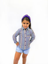 Toddler Unisex Pinstripe Button Up Shirt