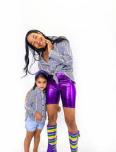 Adult Unisex Pinstripe Button Up Shirt