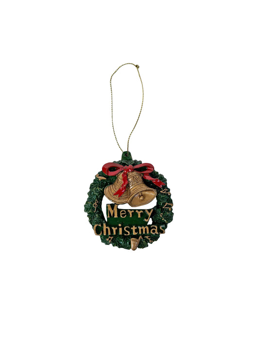 Merry Christmas Wreath Ornament