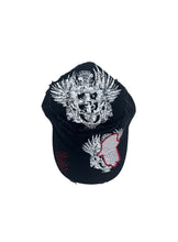 White Cap with a Sequined Hamsa Symbol