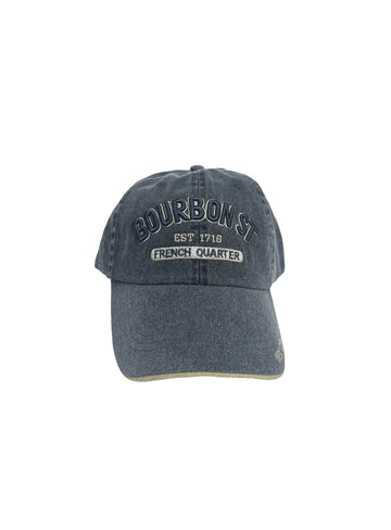 Gorra con flor de lis bordada para adultos - Disponible en negro o verde