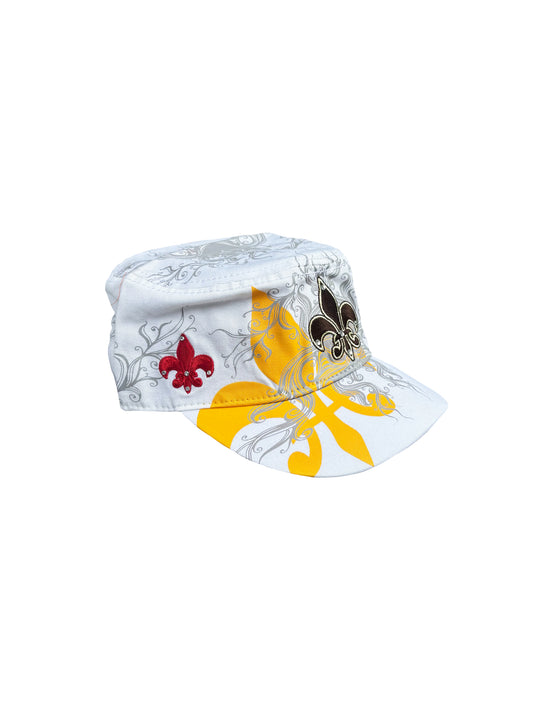 Fleur de Lis Cap Rhinestone