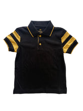 Black and Gold Youth Short Sleeve Arm Stripe