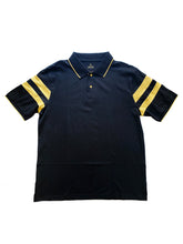 Black and Gold Adult Short Sleeve Arm Stripe