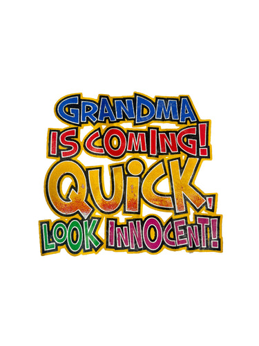 Grandma Is Coming Short Sleeve Kid's T-Shirt