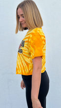 Mardi Gras Yellow Tie Dye Crop Top
