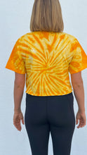 Mardi Gras Yellow Tie Dye Crop Top