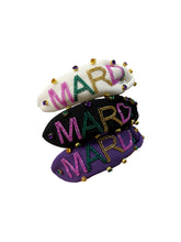 Mardi Gras Beaded Headband - Black