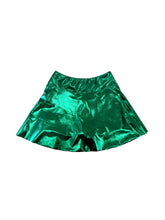 Junior Metallic Skort - Green