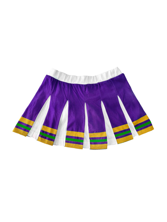 Minifalda pantalón de tablas para joven - Morado