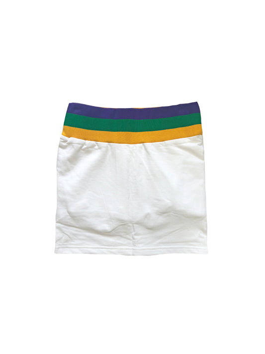 Falda pantalón de corte recto para adulto - Blanco