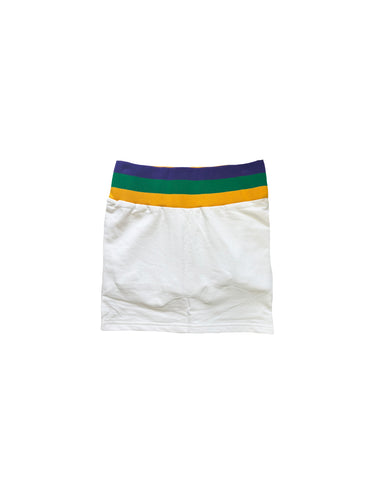 Junior Straight Cut Skort - White