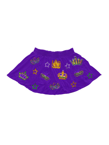 Youth Crown Skort - Purple