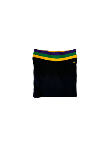 Jupe-short droite pour jeune - Noir