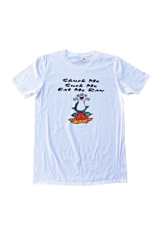 Shuck Me Cartoon Oyster T-Shirt