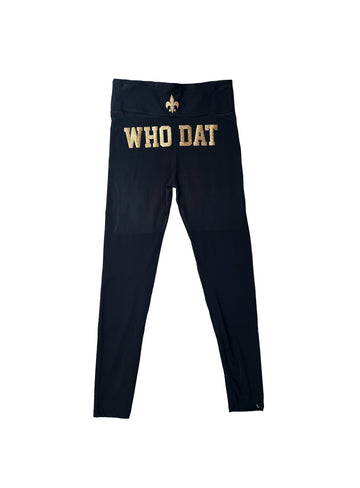 Leggings de tiro alto Back It Up Who Dat