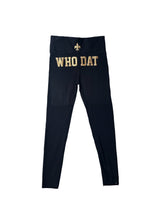 High Waisted Back It Up Who Dat Leggings
