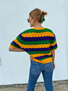 Adult Crochet Crop Short Sleeve