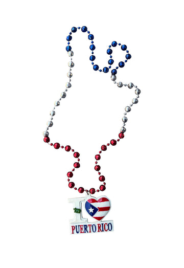 I Love Puerto Rico Bead