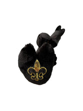 Black and Gold Game Day Stuffed Animal