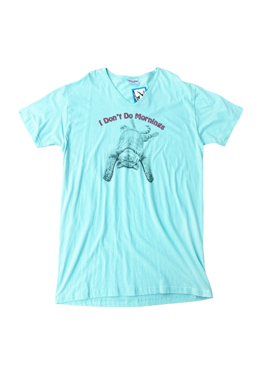 I Don't Do Mornings Cat Nightshirt