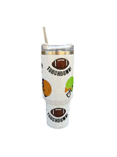 Touchdown Football Rhinestone Tumbler