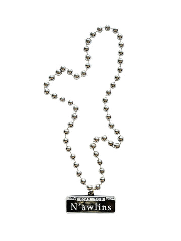 N'awlins Road Trip Medallion on Silver Specialty Bead