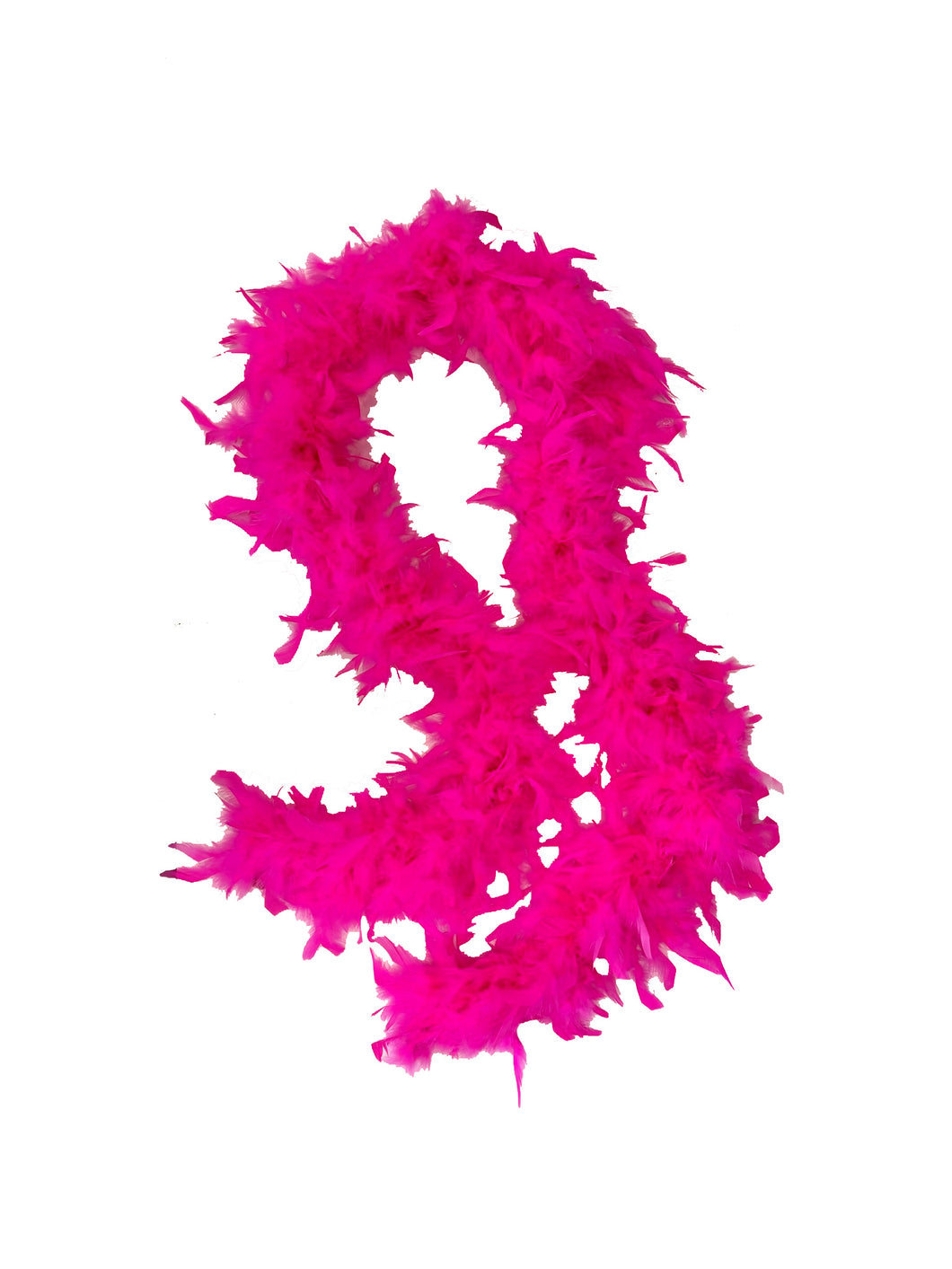 Hot Pink Solid Color Feather Boas