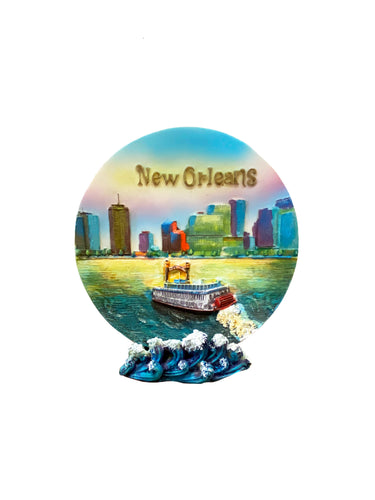 New Orleans Steamboat Decorative Plate
