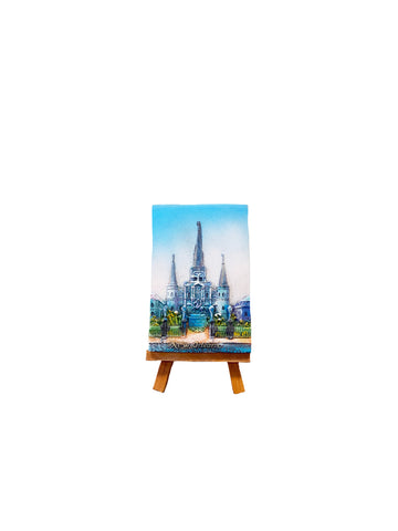 Mini Placa de Catedral con Soporte
