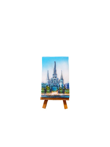 Cathedral Mini Plaque with Stand