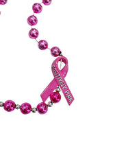 Pink Ribbons Breast Cancer Awareness on a Pink Specialty Bead