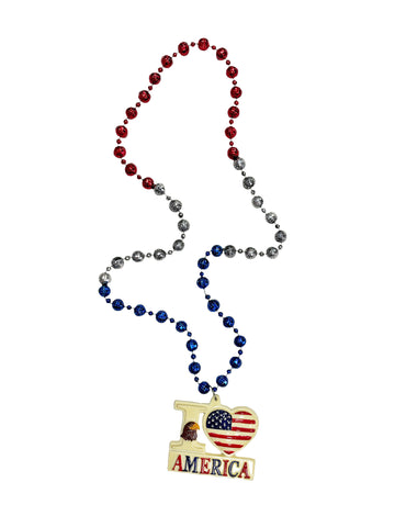 I Love America Bead