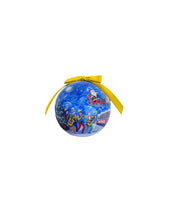 Alligator and Streetcar in Jackson Square Globe Ornament